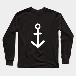 Minimalist Brush Anchor Long Sleeve T-Shirt